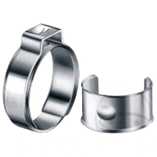 1 Ohr Klemme mit Einlagering für Motorräder