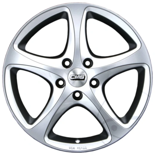 Alufelge C12 6.5X16 5/112 ET45 silber für Motorräder
