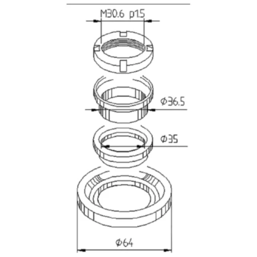 Lenkkopflager Satz JMP passend für: Vespa PX, Primavera, PK, Pi