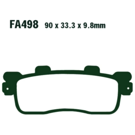 Bremsklotz Carbon Scooter EBC Alternative: 7870405 passend für: Kymco Downtown, Super Dink, New People