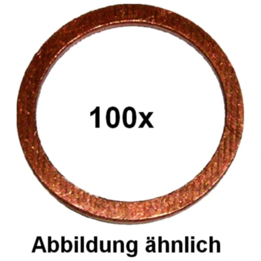 Dichtring Kupfer massiv 16X20X1. 5 Packung 100 Stück passend für: BMW R, S, K, F (900, 850, 750, 800)