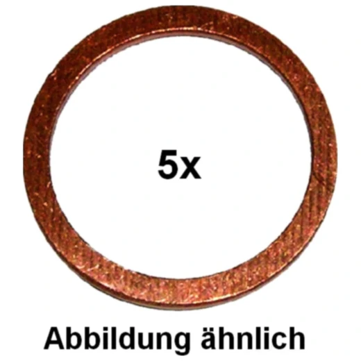 Dichtring Kupfer massiv 14X20X1. 5 Packung 10 Stück Alternative
