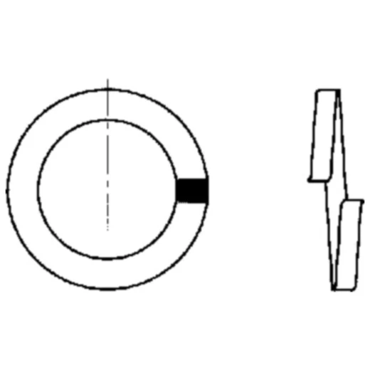 Federringe verzinkt M14 127 für Motorräder_0