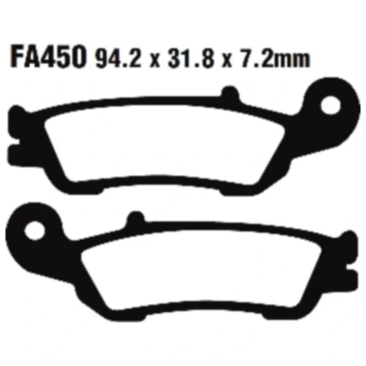 EBC Extreme Pro Sinter Bremsbeläge für Sportbikes