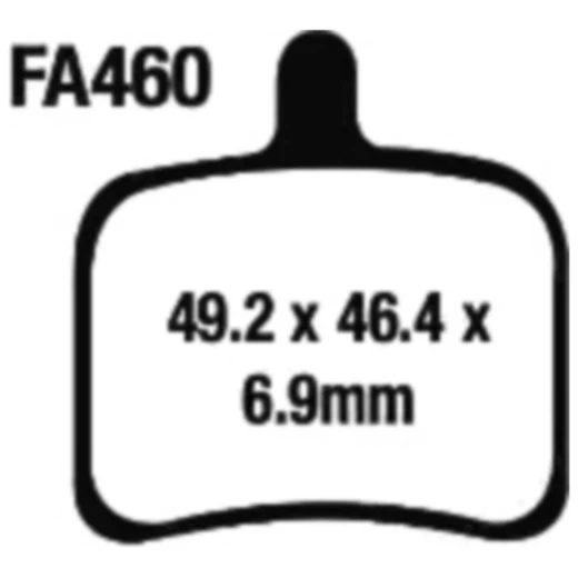 Bremsklotz Sinter HH EBC passend für: Buell R, CR