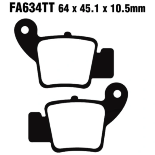 Bremsklotz Standard EBC passend für: AJP PR3, PR4, PR5