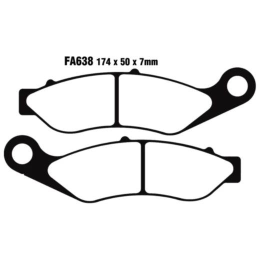 Bremsklötze Sinter EBC für Motorräder
