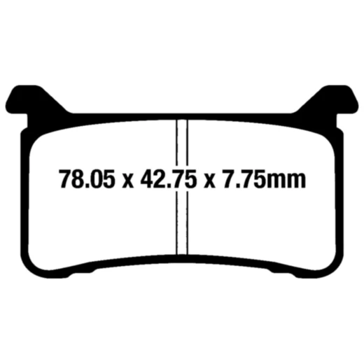 Bremsklotz Sinter GPFAX EBC Alternative: 7870178 passend für: Honda CB, CMX, VFR