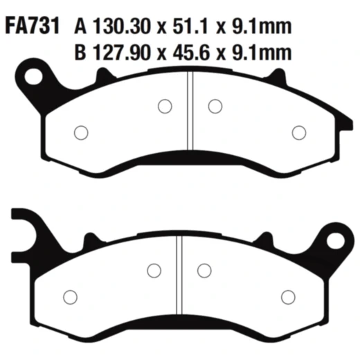Bremsklotz Sinter R EBC passend für: Lexmoto ZSX - F, ZSX - R, Ricambi