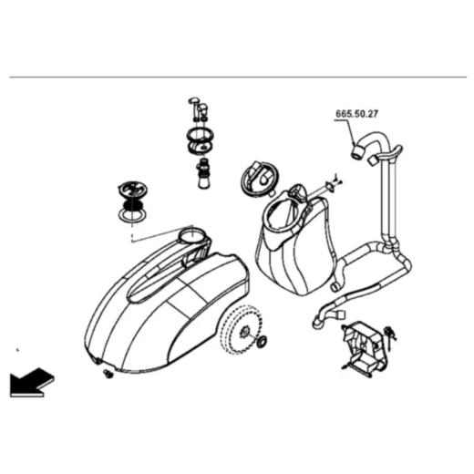 Saugschlauch für Scheuersaugmaschine JMP REX 350_0