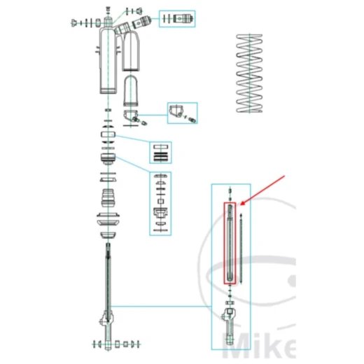 Kolbenstange Kayaba - PISTON ROD KAYABA_0