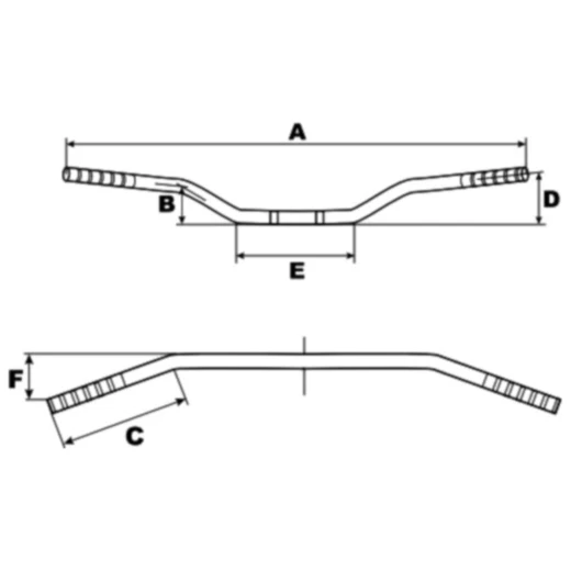 TRW Superbike-Lenker 22mm Stahl silber_0