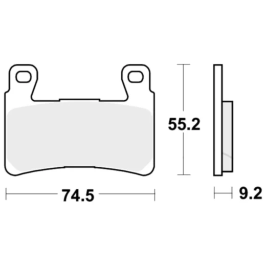 Bremsklotz PC TRW Alternative: 7329741 passend für: Honda CBR, CB, VTR