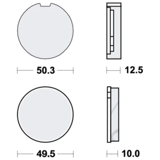 Bremsklotz Standard TRW Alternative: 7326267 passend für: Kawasaki H1, H2, S3, Z1