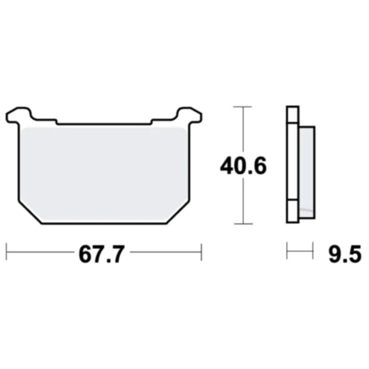 Bremsklotz Standard TRW Alternative: 7326770 passend für: Kawasaki Z, ZXR, GT