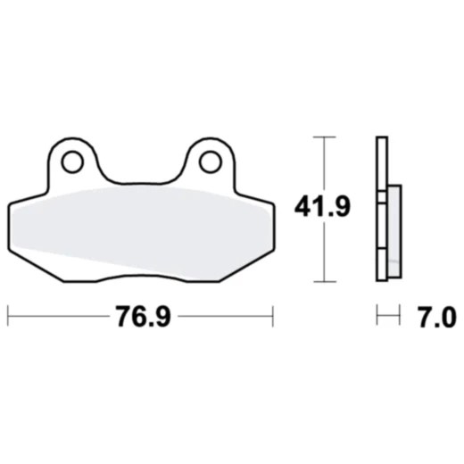 Bremsklotz Standard TRW Alternative: 7326911 passend für: Hyosung GT, XRX, GV