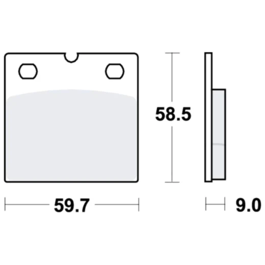 Bremsklotz Sinter vorne TRW Alternative: 7328420 passend für: BMW R, Laverda RGS
