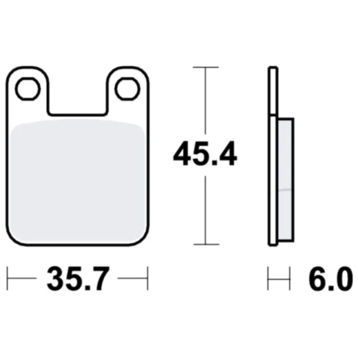 Bremsklotz Standard TRW Alternative: 7370679 passend für: Peugeot Speedfight, Ludix, Jet Force