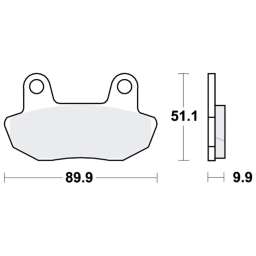 Bremsklotz Standard TRW Alternative: 7326960 passend für: Honda CB