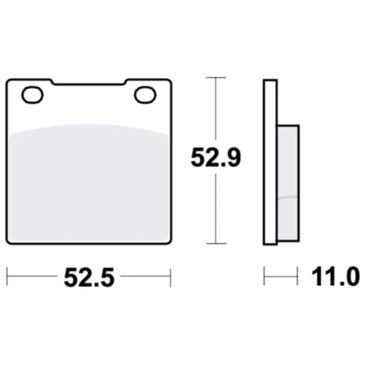 Bremsklotz Standard TRW Alternative: 7326168 passend für: Honda CB, CM