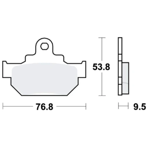 Bremsklotz Standard TRW für Motorräder 7871254