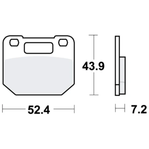 Bremsklotz Standard TRW Alternative: 7325400 passend für: Suzuki RG