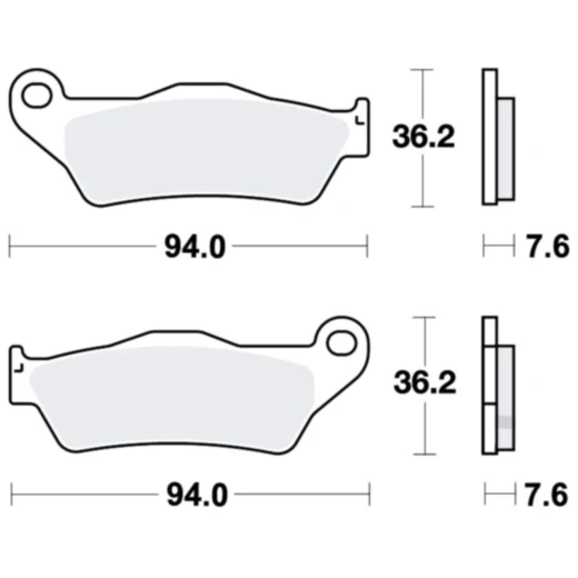 Bremsklotz Sinter SI TRW Alternative: 7377526 passend für: Husqvarna TE, TC, WR, FE