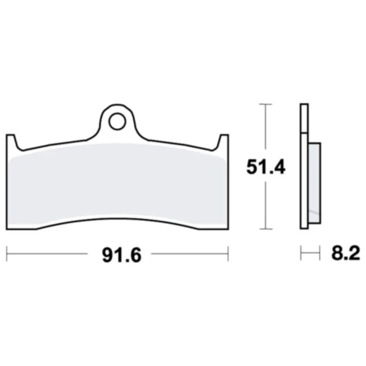 Bremsklotz Sinter vorne TRW Alternative: 7322225 passend für: MV Agusta F4, Brutale