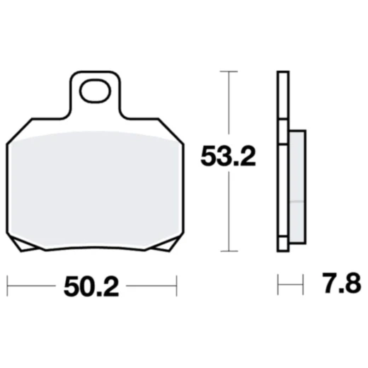 Bremsklotz Sinter hinten TRW Alternative: 7324049 passend für: Ducati Monster, Panigale, Hypermotard
