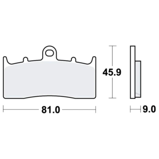 Bremsklotz Sinter vorne TRW Alternative: 7329287 passend für: BMW K, R
