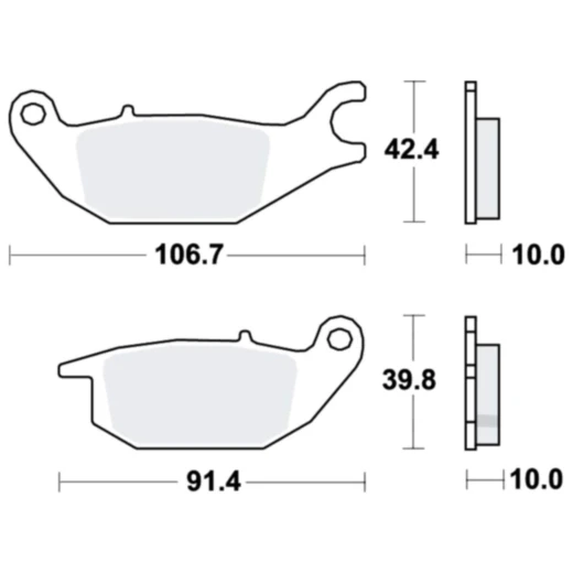 Bremsklotz Standard TRW Alternative: 7324288 passend für: Honda XL, CBR, Z