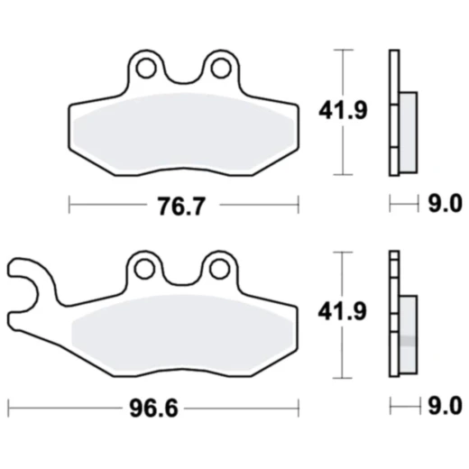 Bremsklotz Scooter TRW Alternative: 7320823 passend für: Vespa GTS, Primavera, Sprint