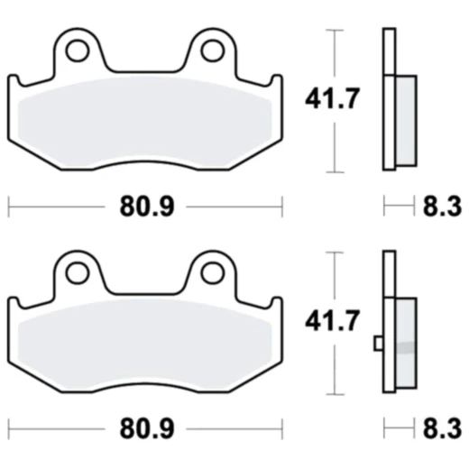 Bremsklotz Sinter Scooter TRW Alternative: 7323090 passend für: Suzuki AN
