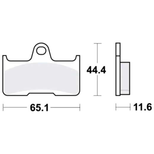 Bremsklotz Sinter SI TRW Alternative: 7320419 passend für: CFMOTO CF, CForce, Terralander