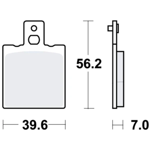 Bremsklotz Sinter SI TRW Alternative: 7323942 passend für: Duca