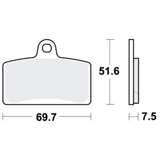 Bremsklotz Standard TRW Alternative: 7321342 passend für: Aprilia RS, RS4, Tuono