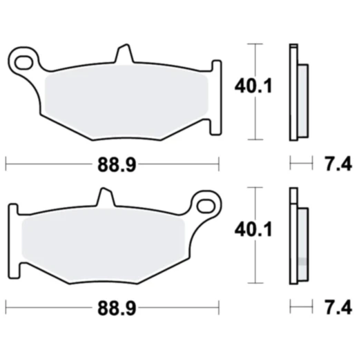 Bremsklotz Sinter für Motorräder TRW Alternative: 7322191