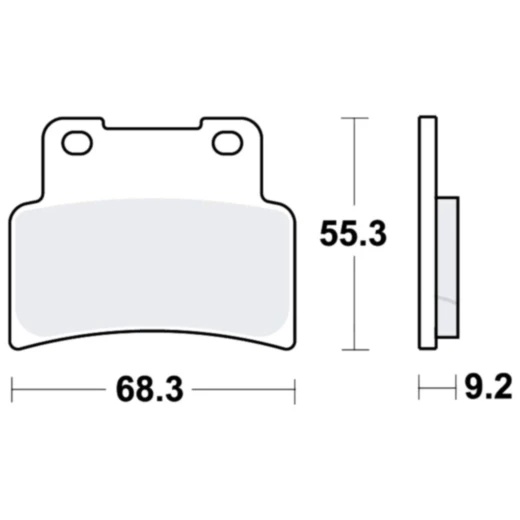Bremsklotz Standard TRW Alternative: 7322423 passend für: Aprilia Shiver, Mana, Dorsoduro