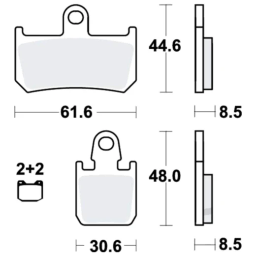 Bremsklotz Carbon Rennsport TRW