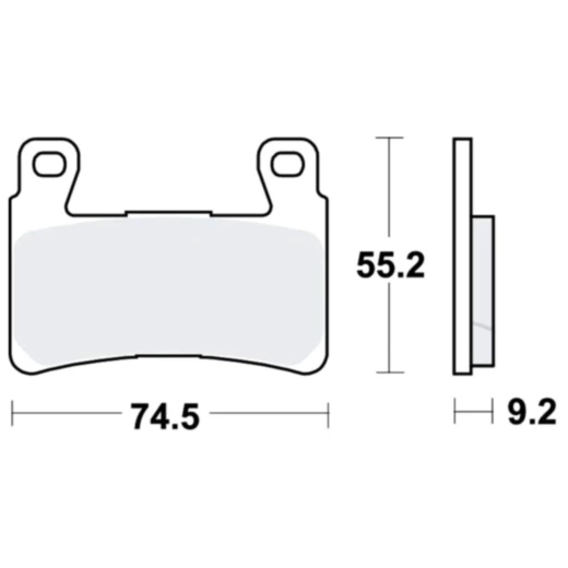 Bremsklotz Sinter vorne TRW Alternative: 7329741 passend für: Honda CBR, CB, VTR