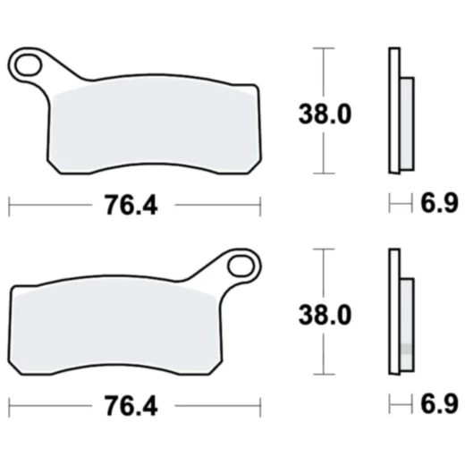 Bremsklotz Sinter SI TRW passend für: KTM SX Quad, XC Quad