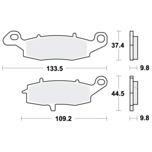 Bremsklotz Sinter für TRW, Alternative 7377047