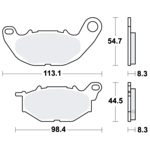 Bremsklotz Sinter TRQ für sportliche Fahrer