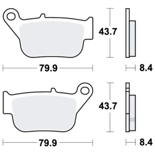 Bremsklotz Scooter TRW Alternative: 7322670 passend für: Yamaha YP