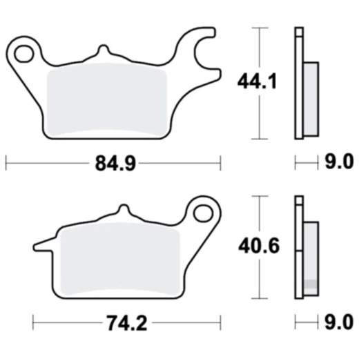 Bremsklotz Standard TRW passend für: Yamaha MW, MWS
