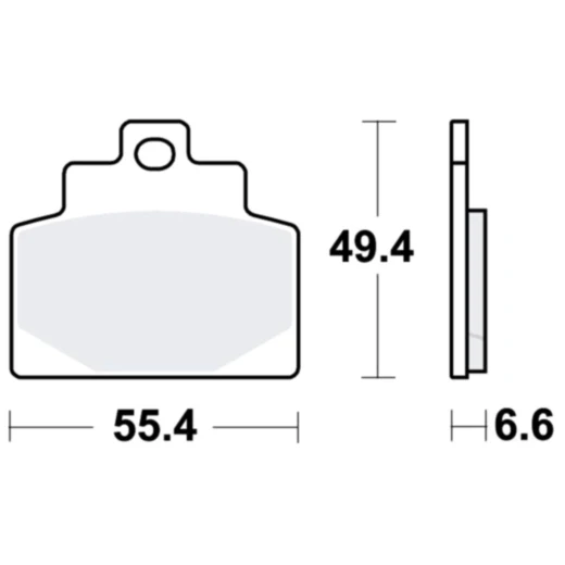 Bremsklotz Sinter Scooter TRW Alternative: 7370214 passend für: Piaggio MP3
