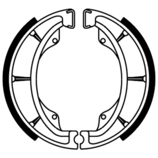 Bremsbacken ohne Feder TRW passend für: SYM Symphony, Jet14, X - Pro, Polaris Outlaw, Sportsman, Predator