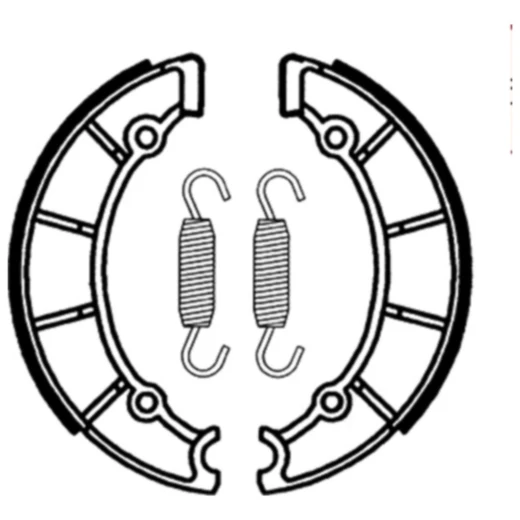 Bremsbacken mit Feder für TRW