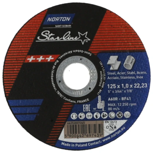 NORTON Trennscheibe 115 x 3.0 gekröpft für Metall