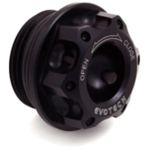 Öleinfüllschraube alu Evotech 22X1. 5 mm schwarz passend für: D